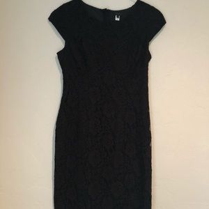 Black lace sheath/cocktail dress